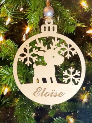 Boule de Noël déco Rennes (N°35)